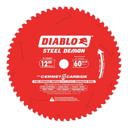 CircularSawBlade, Cermet, Dia:12