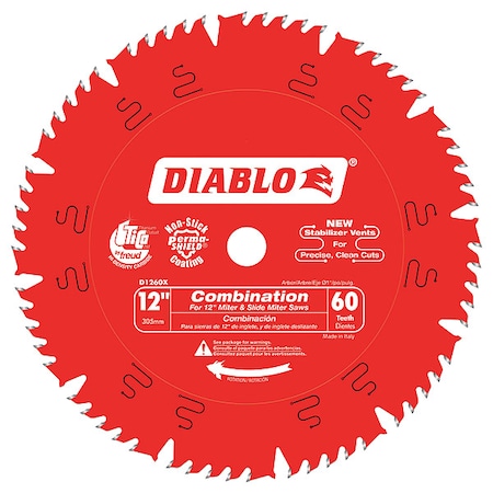 CircularSawBlade, Carbide, Dia:12