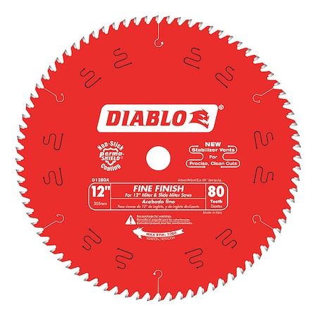 CircularSawBlade, Carbide, Dia:12