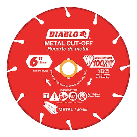 DiamondSawBlade, Diam:6