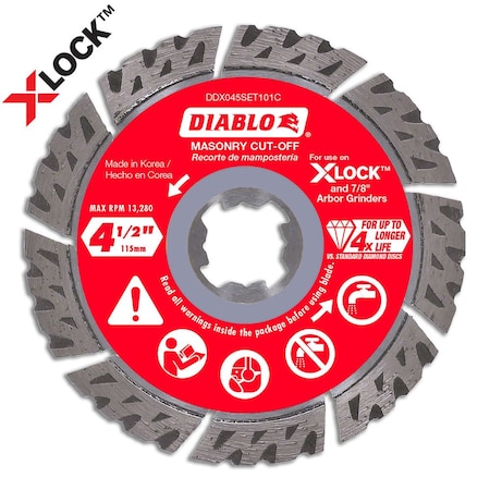 DiamondSawBlade, Diam:4.5