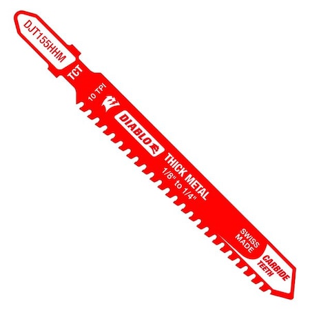 Carbide Jig Saw Blade, 3-3/5 in L MPN:DJT155HHM