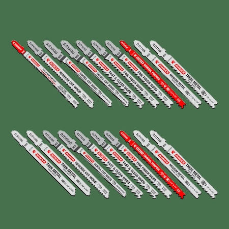JigsawBlade, 20pcs, T Shank MPN:DJT20S