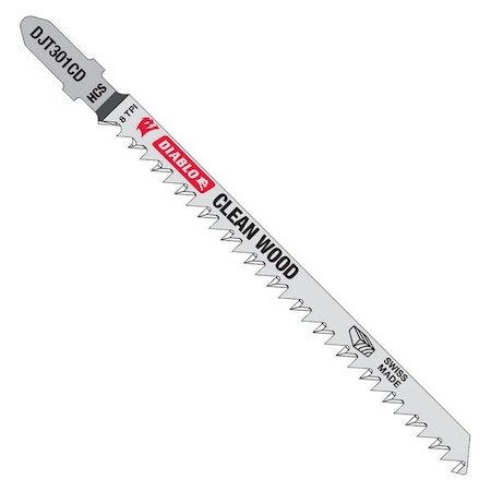Jig Saw Blades, 4-5/8 in L, PK5 MPN:DJT301CD5