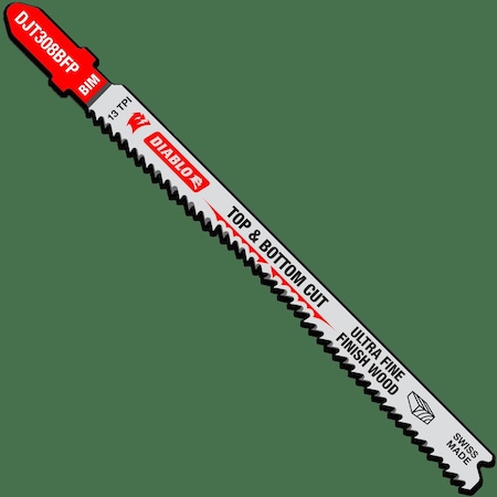 JigsawBlade, 4.625 in L, Bi-Metal, PK5, TPI-12 MPN:DJT308BFP5