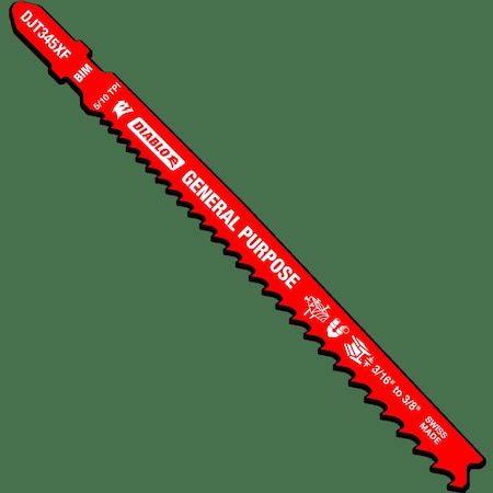 JigsawBlade, 5.25 in L, Bi-Metal, PK5 MPN:DJT345XF5