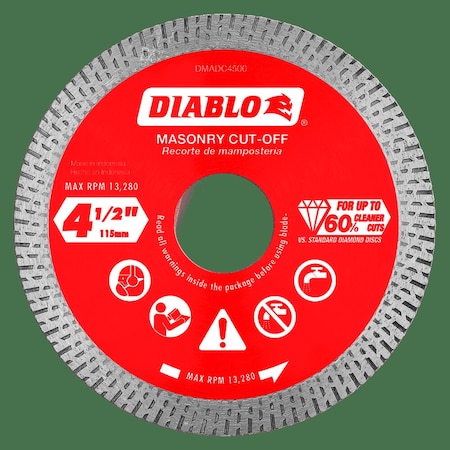 DiamondSawBlade, Diam:4.5