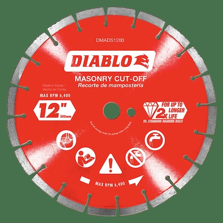 DiamondSawBlade, Diam:12