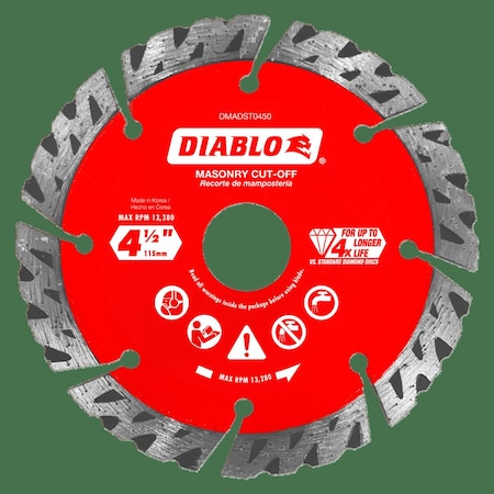 DiamondSawBlade, Diam:4.5