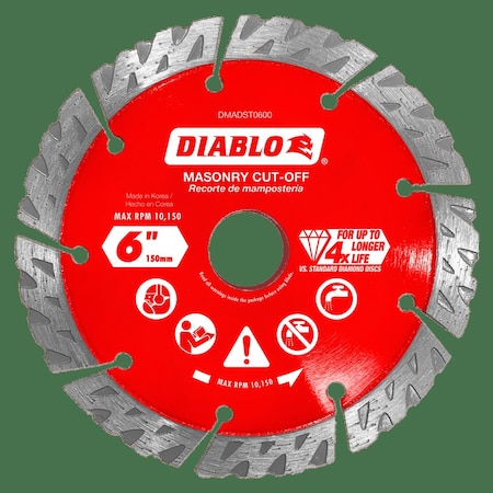 DiamondSawBlade, Diam:6