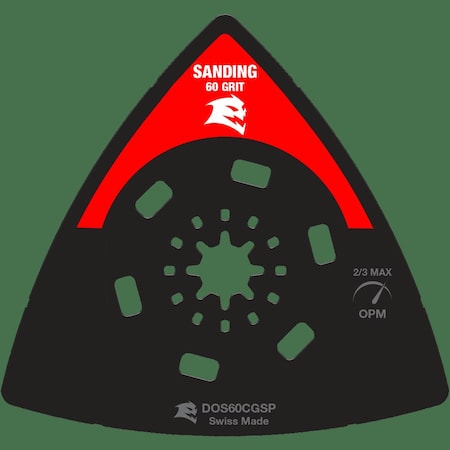 OscilToolSandSheetSet, Grit:60, L:3.5