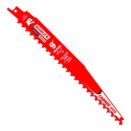 Reciprocating Saw Blade, 9 in x 3 TPI MPN:DS0903CP