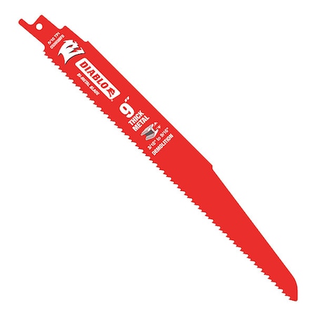9 in L x 8/10 TPI Reciprocating Saw Blade, 5 PK MPN:DS0908BFD5