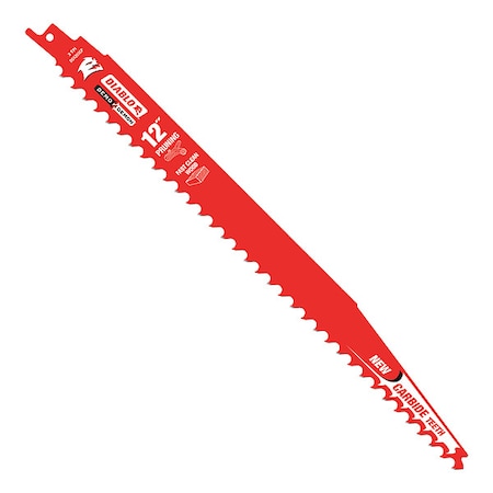Reciprocating Saw Blade, 12 in x 3 TPI MPN:DS1203CP