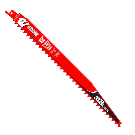 Reciprocating Saw Blade, Demo Demon, 12 in, 3 TPI, Carbide Teeth, Pruning/Clean Wood MPN:DS1203CPA