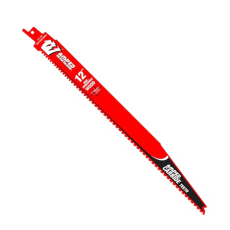 Reciprocating Saw Blade, Demo Demon, 12 in, 5/7 TPI, Carbide Teeth, Nail-Embedded Wood MPN:DS1206CWSA