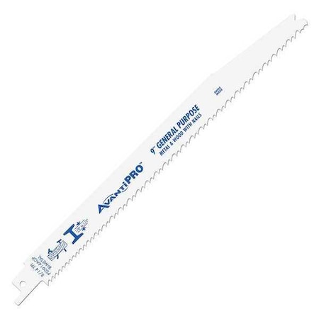 9 in x 8/14 TPI Reciprocating Saw Blade, 25 PK MPN:PS0914AGP25