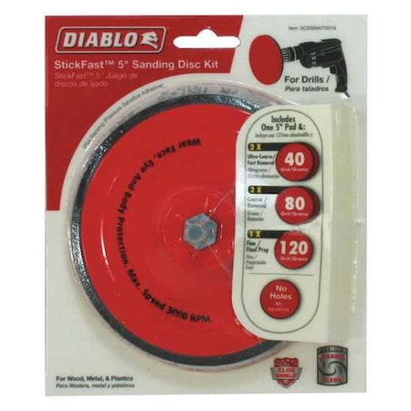 Sanding Disc Kit, 5