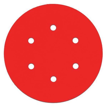 Sand Disc, Hook/Loop, 6 Hole, 6