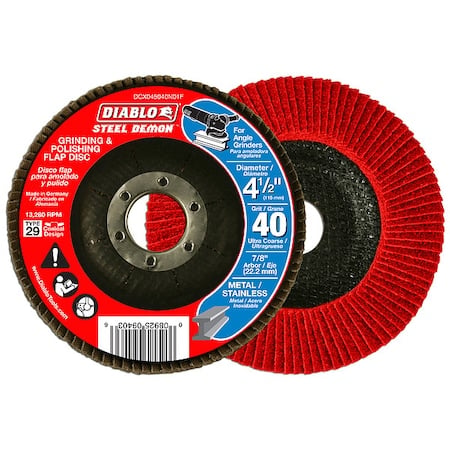 Grinding/Polishing Flap Disc, 4-1/2