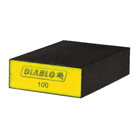Flat 100-Grit (Fine) Sanding Sponge MPN:DFBBLOCFIN01G