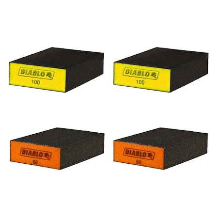 Large Sponge Grit Med/Fn, PK4 MPN:DFBLBLOMEF04G