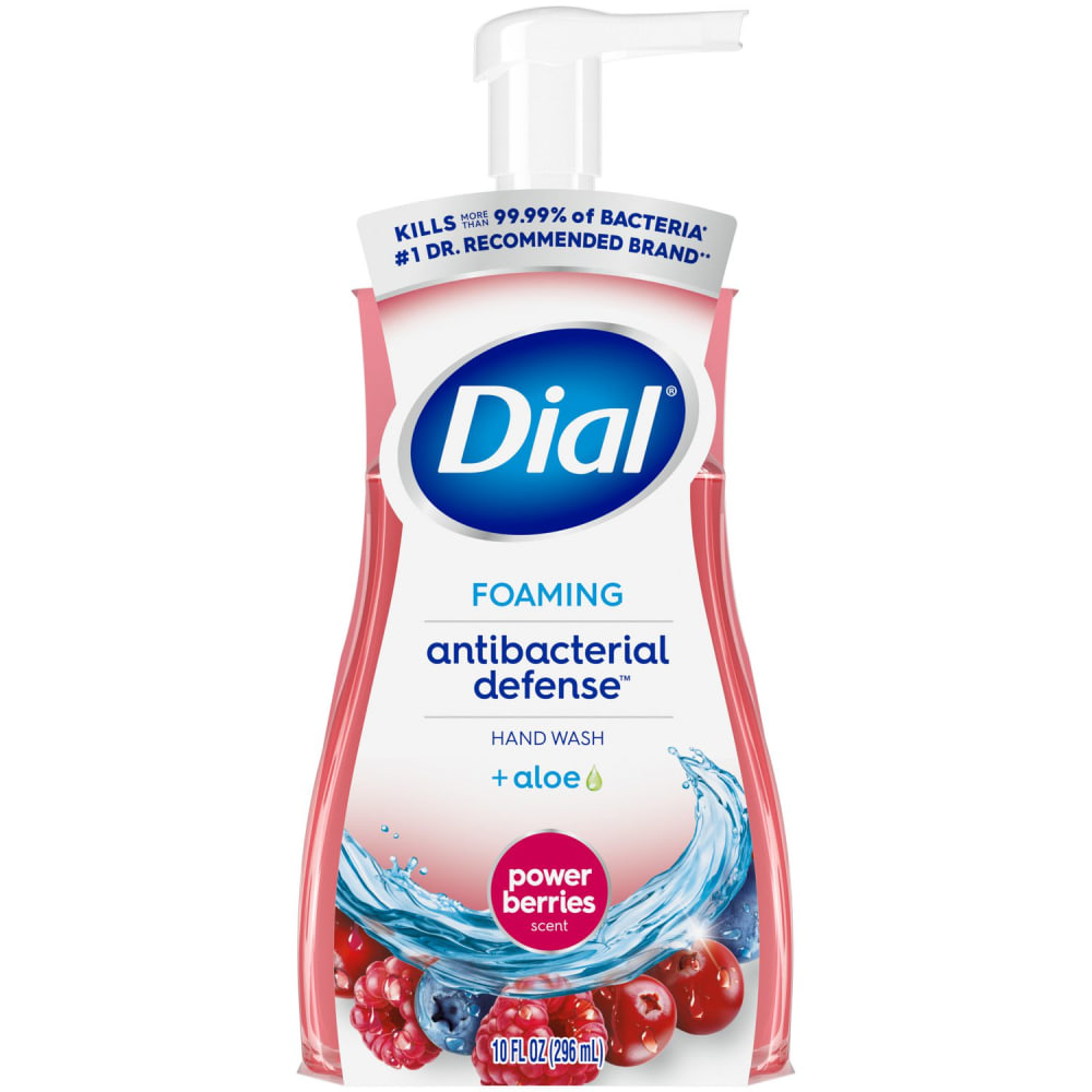 Dial Antibacterial Foaming Hand Wash, Power Berries Scent, 10 oz, 8/Carton MPN:17000 34727