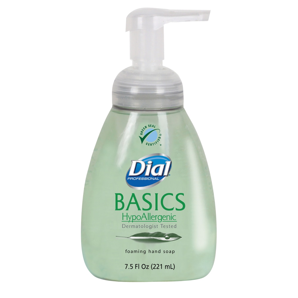 Dial Basics Foam Hand Soap, Unscented, 7.5 Oz Bottle MPN:06042