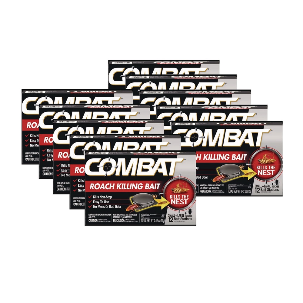 Combat Roach Bait Insecticide, 0.42 oz, 12/Pack, 10 Packs/Carton MPN:23400 05701