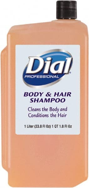 Case of (8) 1 L Bottles Peach Hair & Body Wash MPN:DIA04029