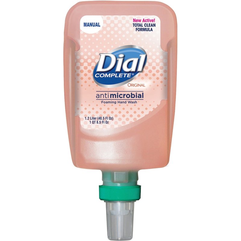 Dial Complete Antibacterial Foaming Hand Wash - FIT Universal Manual - Original Scent - 1.27 quart - Pump Bottle Dispenser - 16670 MPN:16670