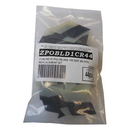 Polishing Replacement Kit, 6in, Black, PK44 MPN:ZPOBLD1CR44