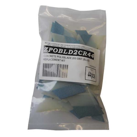 Polishing Replacement Kit, 6in., Blue, PK44 MPN:ZPOBLD2CR44
