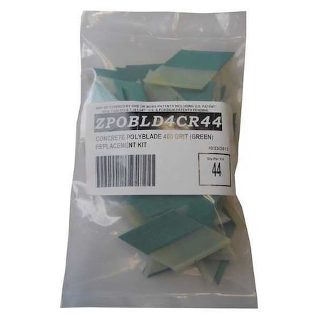 Polishing Replacement Kit, 6in, Green, PK44 MPN:ZPOBLD4CR44