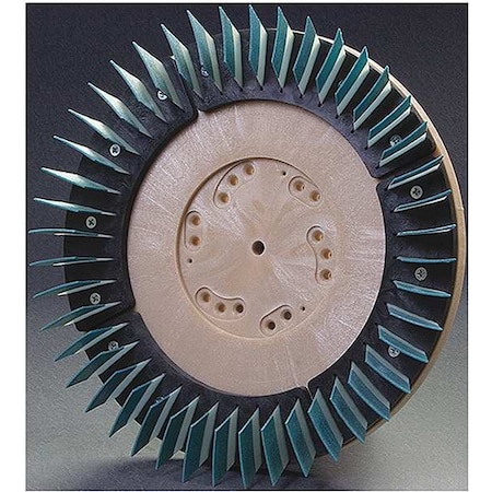 Polishing Abrasive Pad, 16 in. dia., Blue MPN:911601230