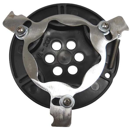 Clutch Plate, Metal, Black MPN:4112MB