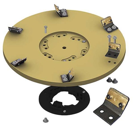 Abrasive Disc, Tan, 3 in. dia., 13 in. W MPN:931301212