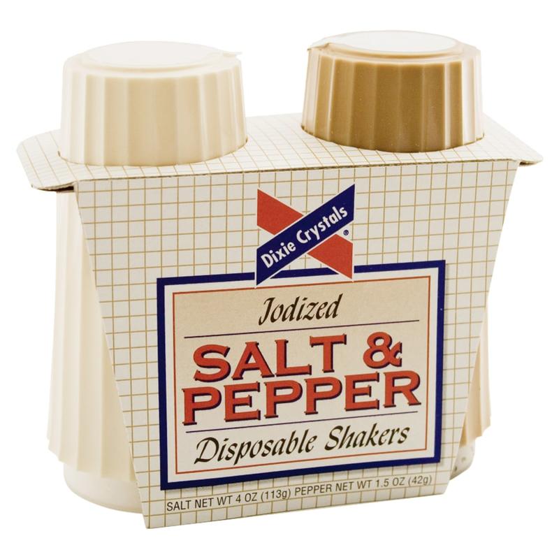 Dixie Crystals Salt And Pepper Shaker Set (Min Order Qty 8) MPN:SN16010