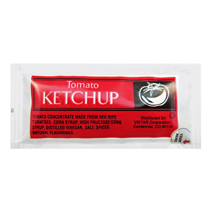 Vistar Single-Serve Ketchup Packets, 0.25 Oz, Pack Of 200 MPN:BFSVENL024