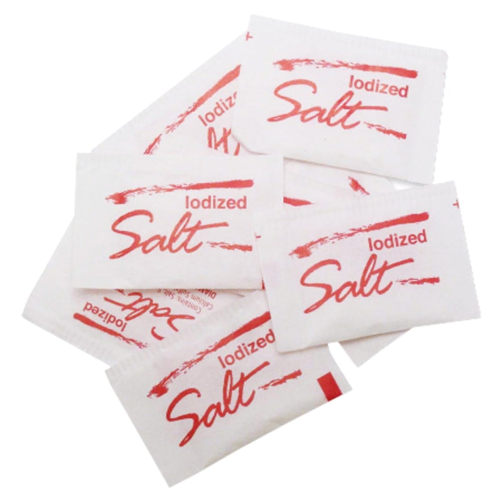 Salt Packets, Carton Of 3,000 (Min Order Qty 6) MPN:SFL14390