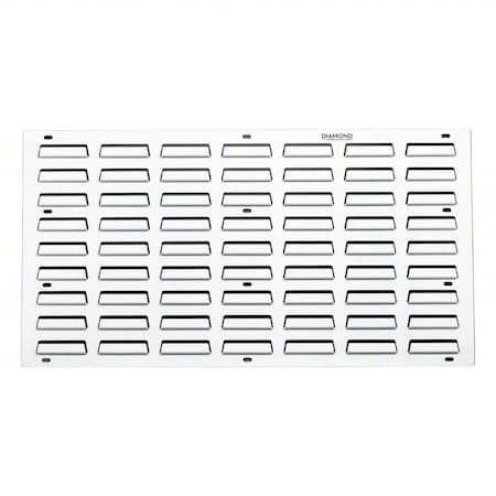 Louvered Panel, 19 in W MPN:LP-3619-WHI-2