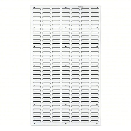 Louvered Panel, 61 in W MPN:LP-3661-WHI-2