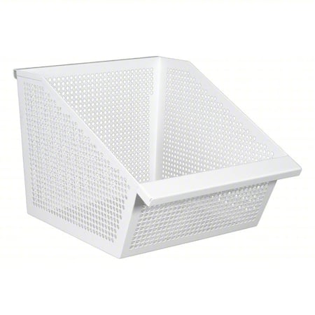 Rail mount perforated steel basket MPN:DVS-13-11-17-R