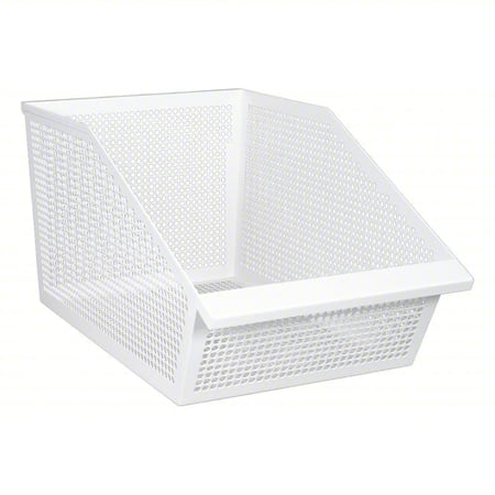 Rail mount perforated steel basket MPN:DVS-13-11-23-R