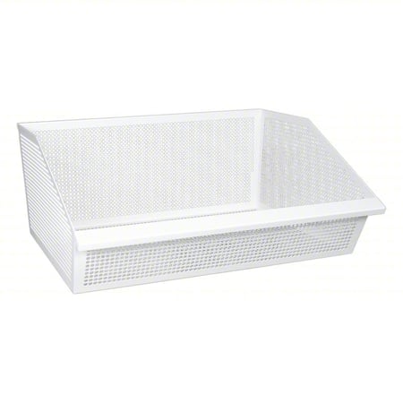 Rail mount perforated steel basket MPN:DVS-27-11-23-R
