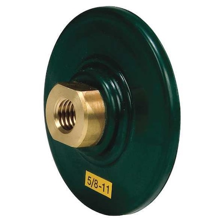 Backup Pad, 4 In., Resin MPN:S-4BP