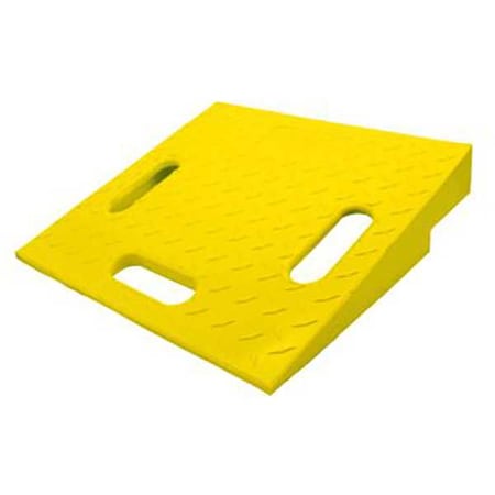 Modular Hose Bridge, 3-1/2 in H, 1-1/8 ft L, 16 in W, 0 Channel, Polyurethane, Yellow MPN:UHB2025R