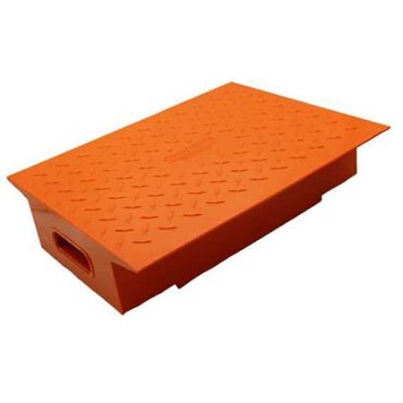 Modular Hose Bridge, 3-5/16 in H, 1-5/16 ft L, 11-1/8 in W, 0 Channel, Polyurethane, Orange MPN:UHB2025TC