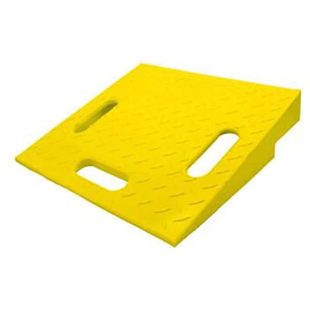 Modular Hose Bridge, 4-1/2 in H, 1-9/16 ft L, 16 in W, 0 Channel, Polyurethane, Yellow MPN:UHB4045R