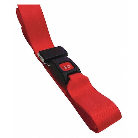 Strap, Red, 2 ft. L x 2-1/2